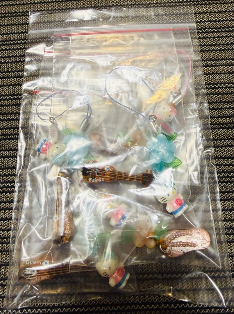 レアご当地　限定 白キテイkitty 根付けストラップ ABCstore 5点