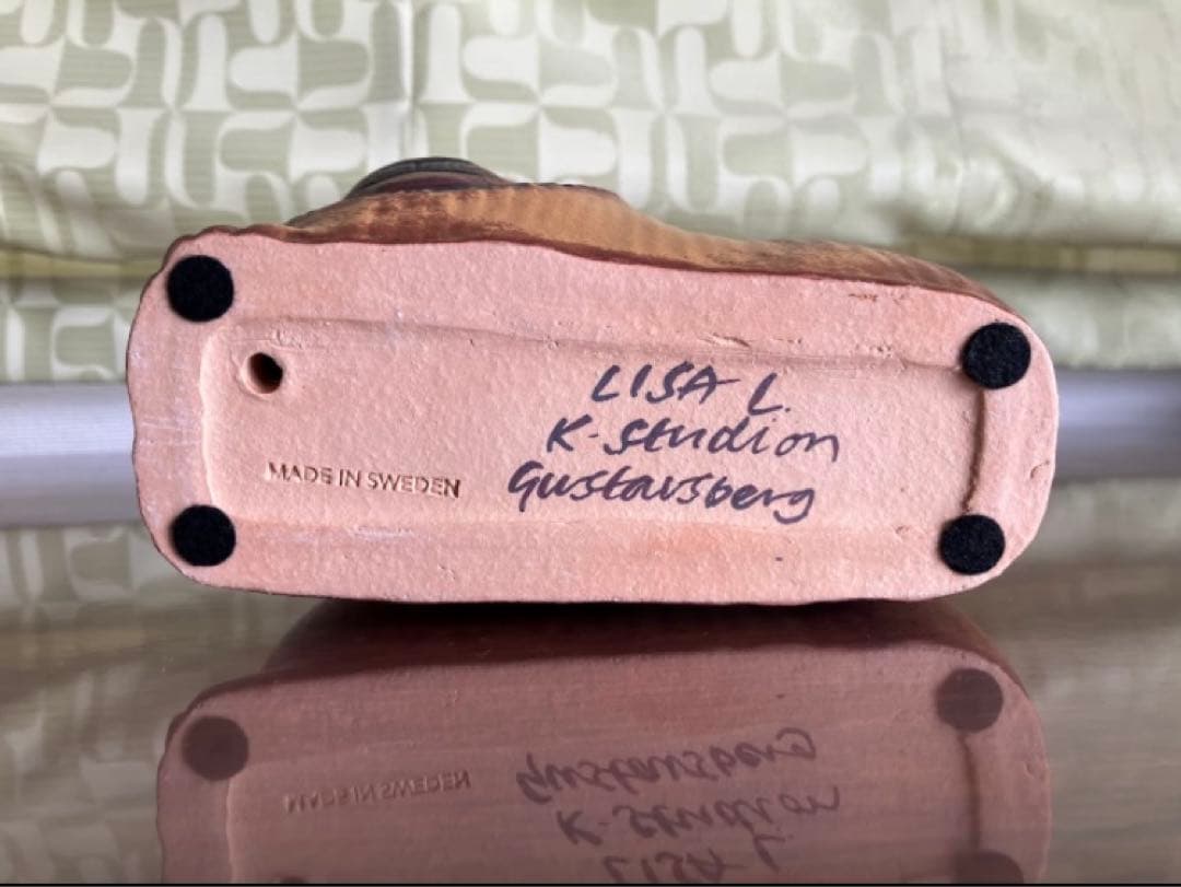 新品　リサラーソン　ライオンと鳥