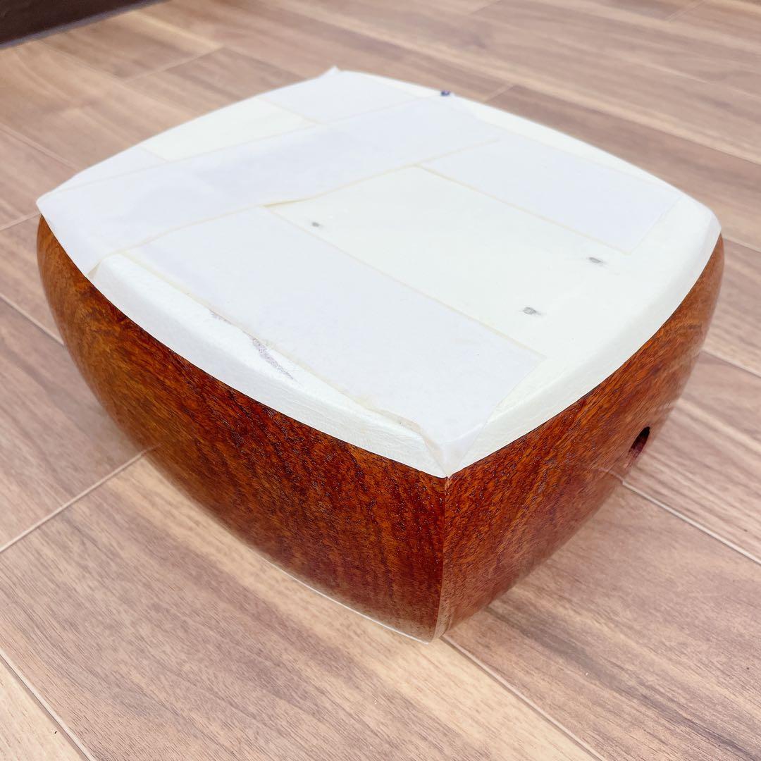 三味線 細棹 花梨 丸打胴 犬皮 山さわり 和楽器