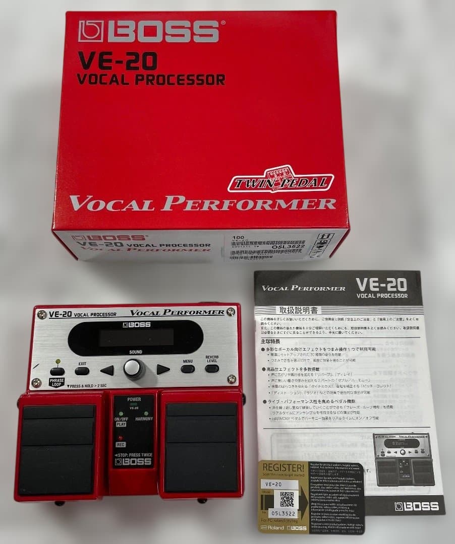 BOSS VE-20 Vocal Performer ボーカルエフェクター