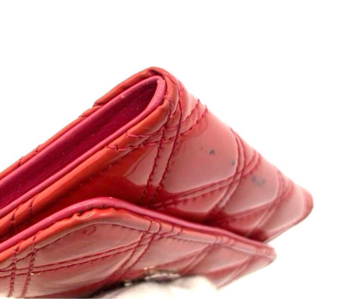 美品‼️ CHANEL エナメル　財布　ココマーク　パテントレザー