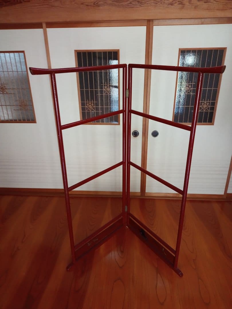 衣桁衣紋掛け着物掛け折りたたみ式アンティーク