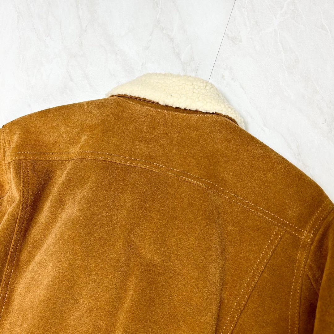 美品 ヒステリックグラマー スエード レザー ボア トラッカー