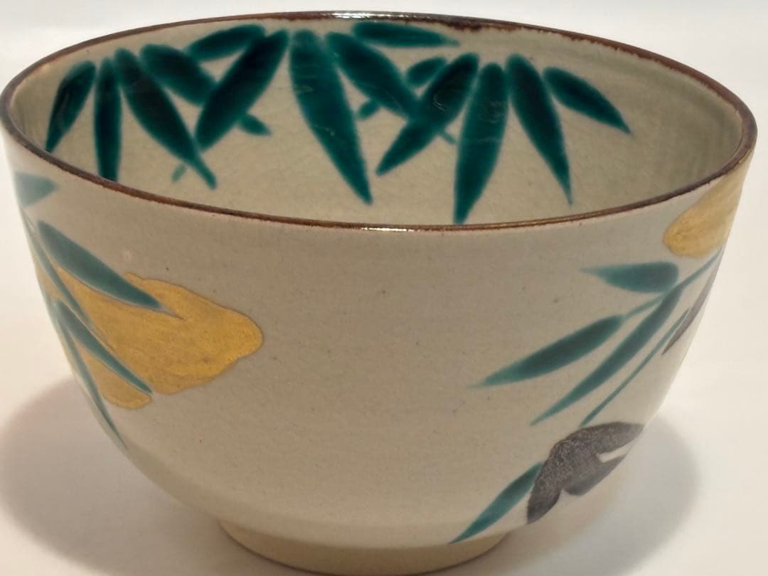 T331 茶碗 『瀬戸油滴茶碗』『十三代 山口小左エ門 作』共箱 抹茶