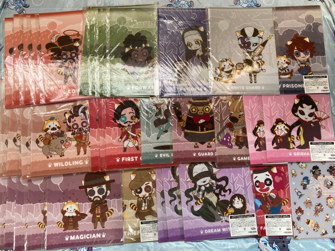 希少】第五人格 楽天 くじ ラスカル クリアファイル セット｜希少】第