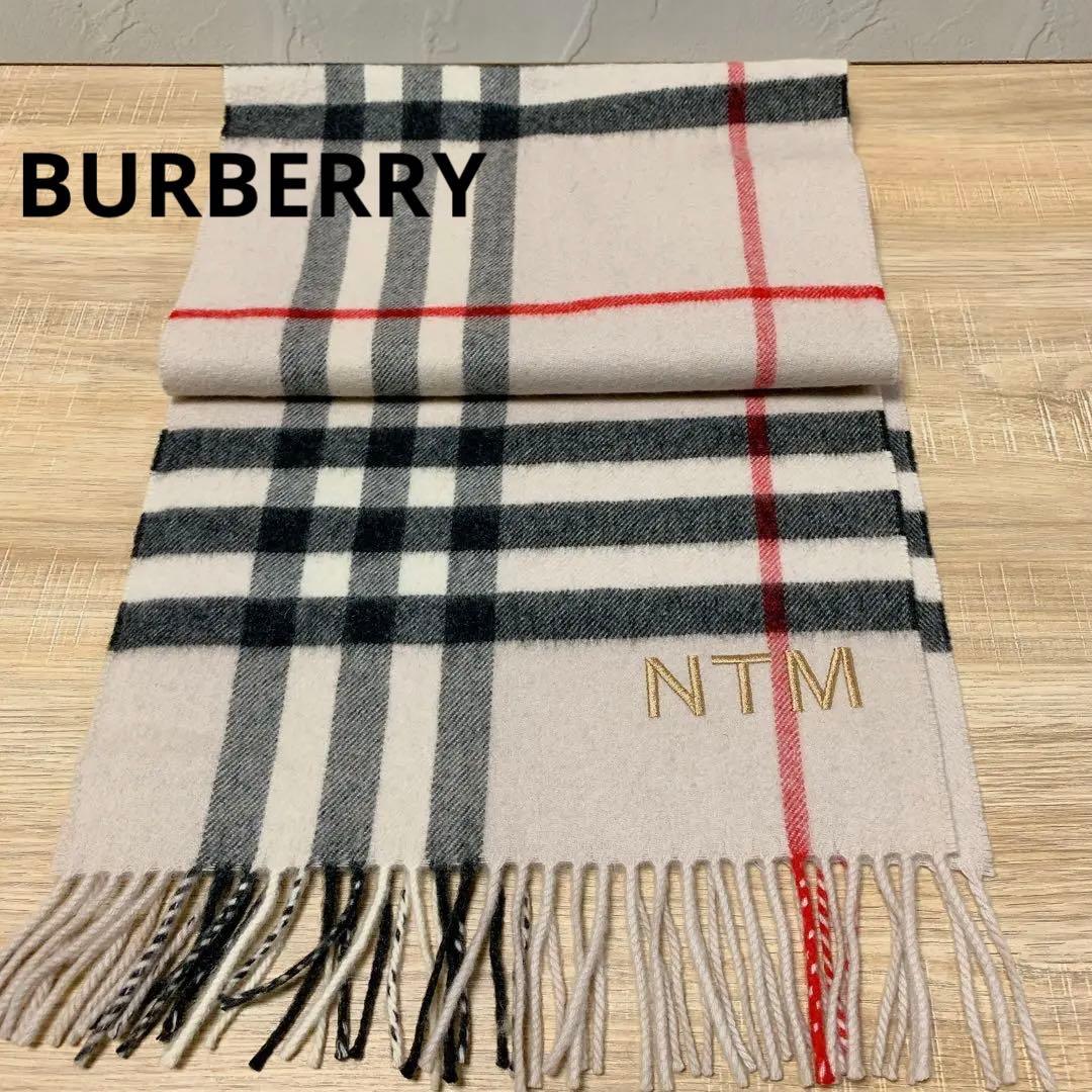 ♡BURBERRY♡バーバリーマフラー カシミヤ ノバチェックユニセックス
