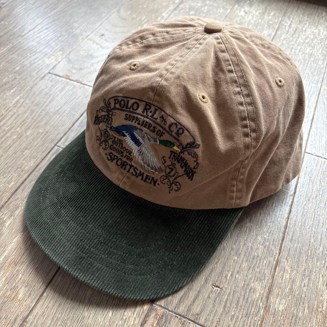 90s ポロラルフローレン キャップ ブラウン