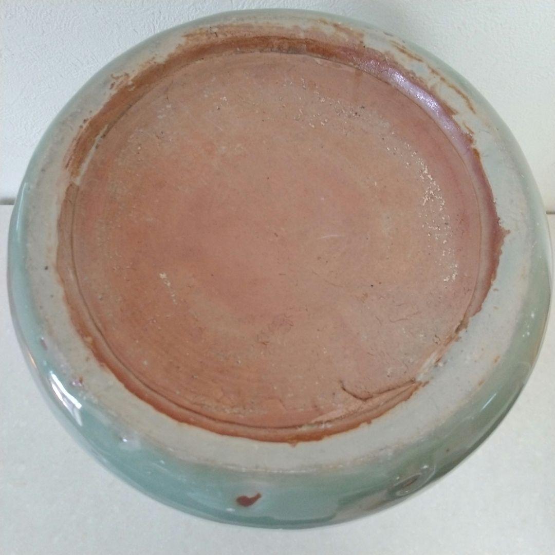 江戸後期 鍋島焼 青磁 獣面 手あぶり 火鉢 19世紀頃 磁器 古美術