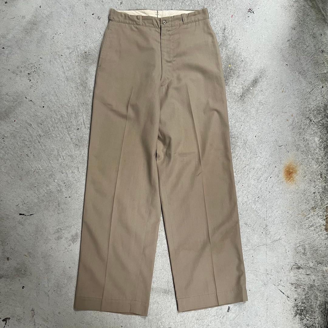 60s US ARMY アーミーチノ チノパン アメリカ軍 実物 64年会計