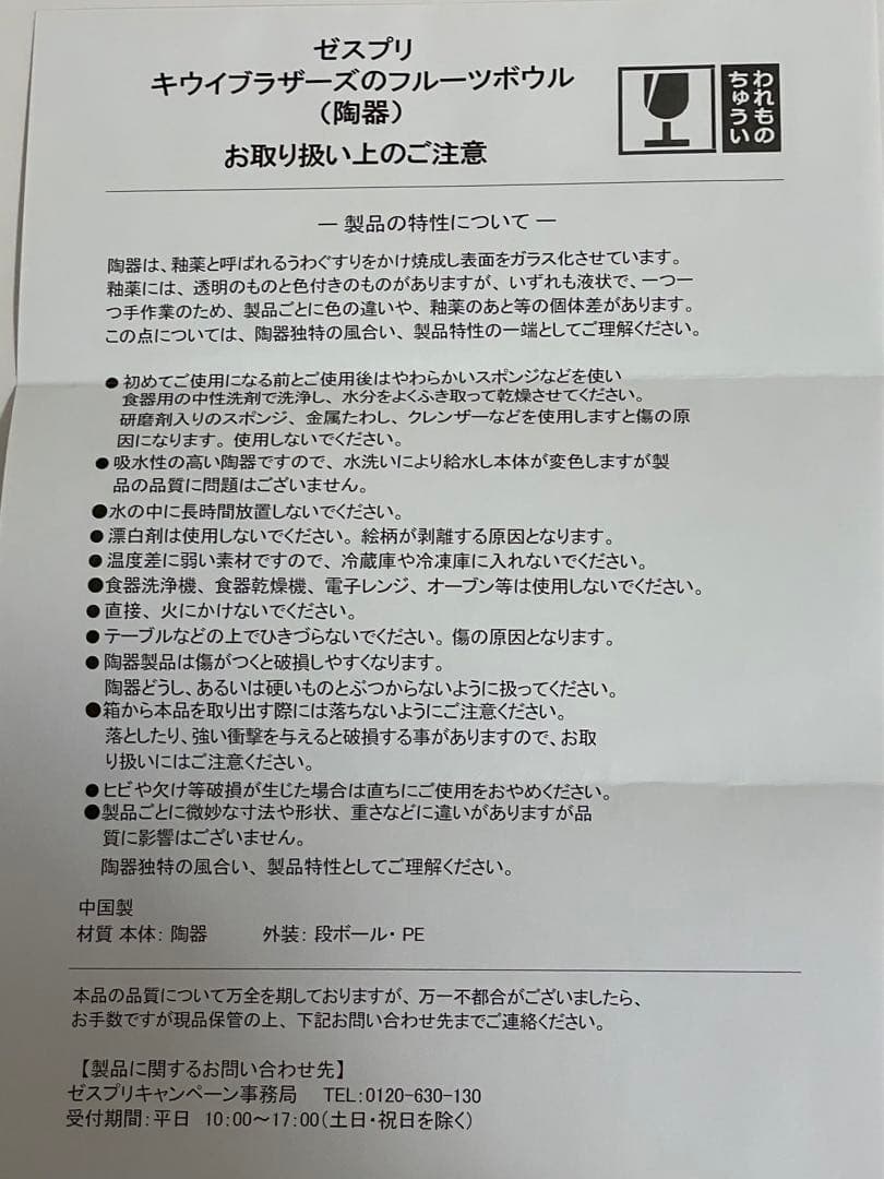 キウイブラザーズ フルーツボウル(陶器)➕ぬいぐるみ2点 キャンペーン当選品