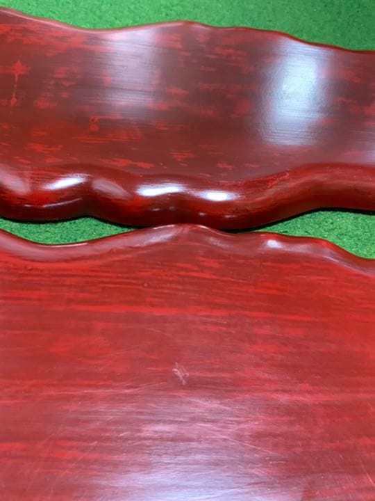 煎茶道具/葉盆・芭蕉盆2枚セット売り(中)