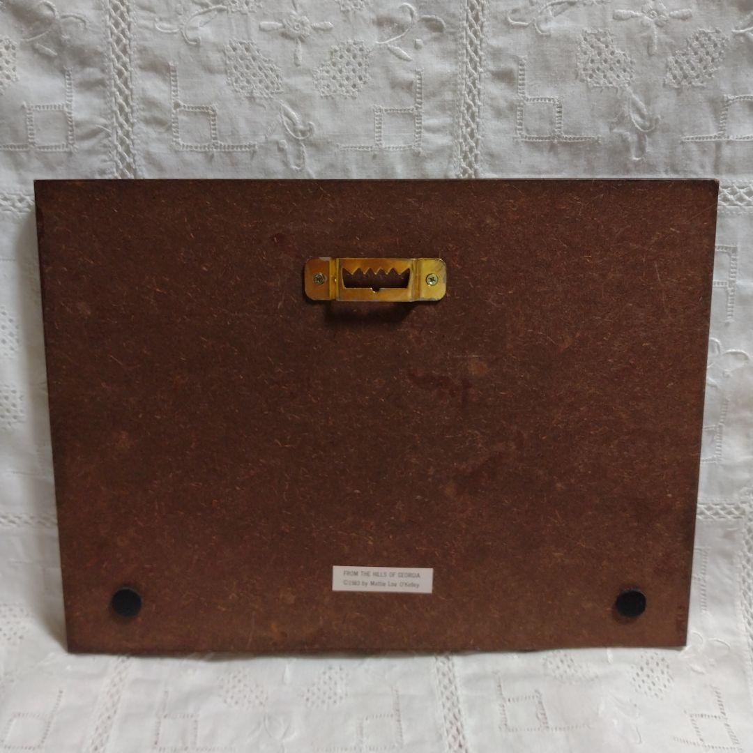 木製　マティー・ルー・オケリー　壁飾り　壁絵　絵