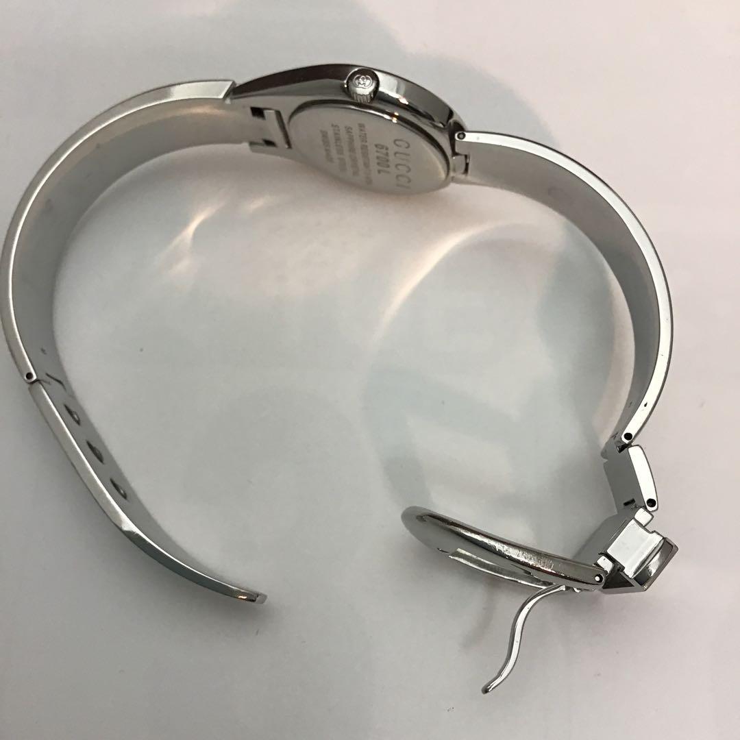 GUCCIグッチ‼️ステンレスブレスタイプ6700Lサファイアクリスタル 時計