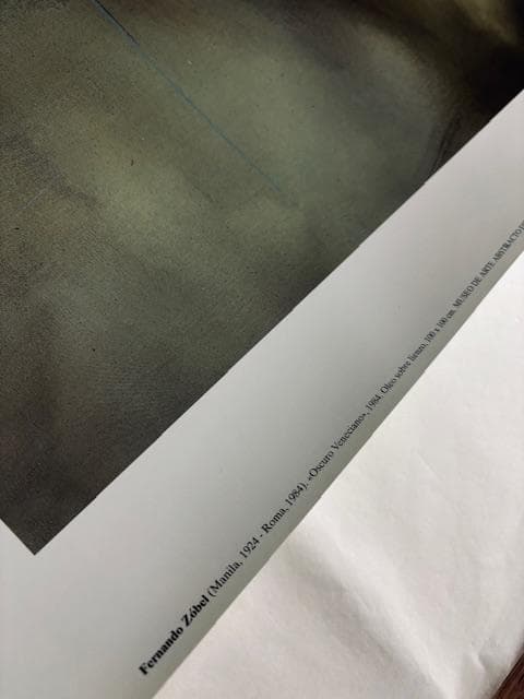 額装品/Oscuro veneciano 1984 フェルナンドゾベル/ポスター