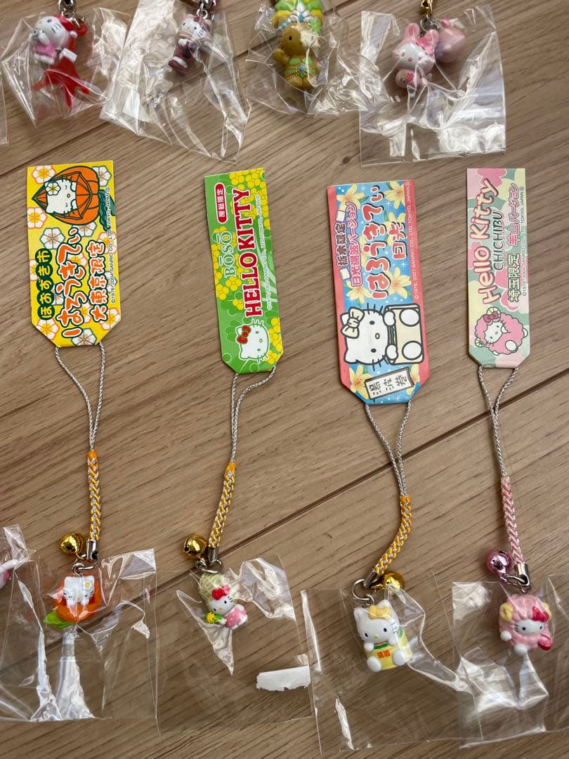 【レア】ご当地キティ　根付け　東京関東限定版キーホルダストラップ14点　まとめ売