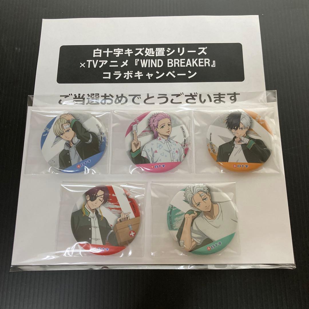 WIND BREAKER ウィンブレ 白十字 缶バッジ セット