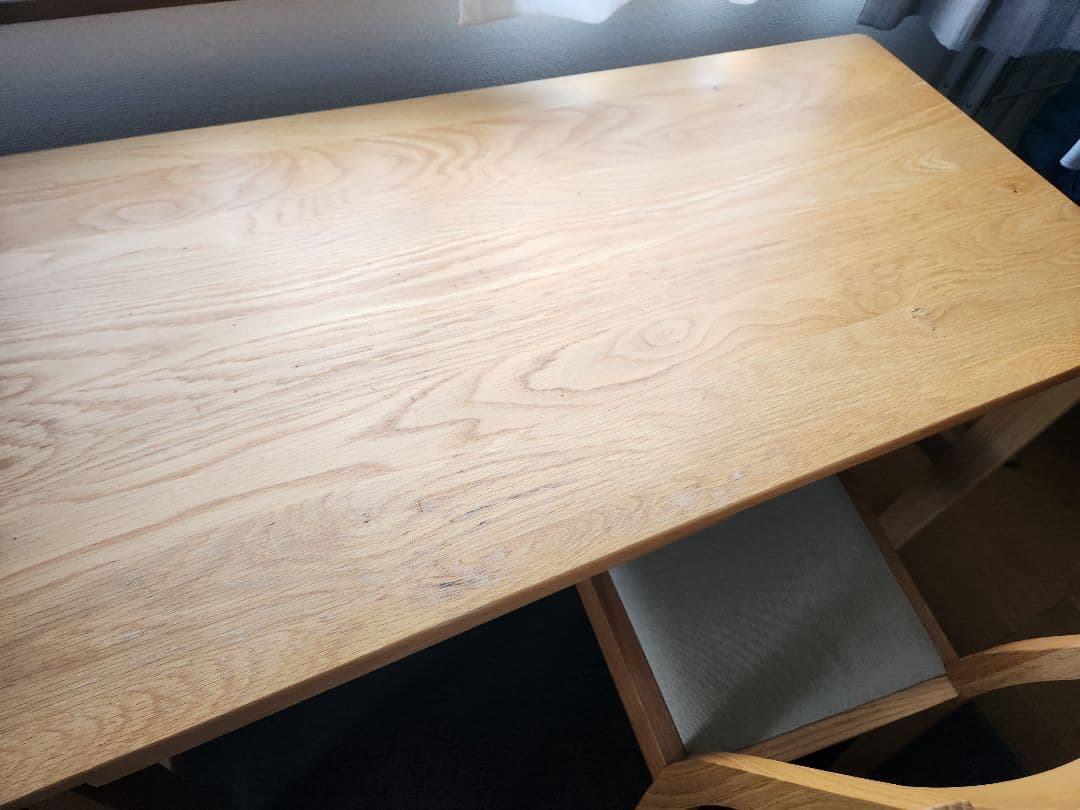 木製パソコンデスク 2引き出し付き