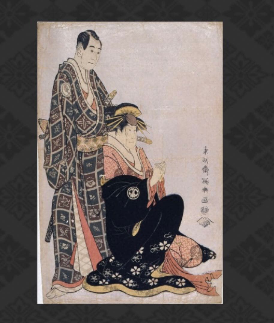 寄木絵画 東洲斎写楽 マーケタリー ウォールアート