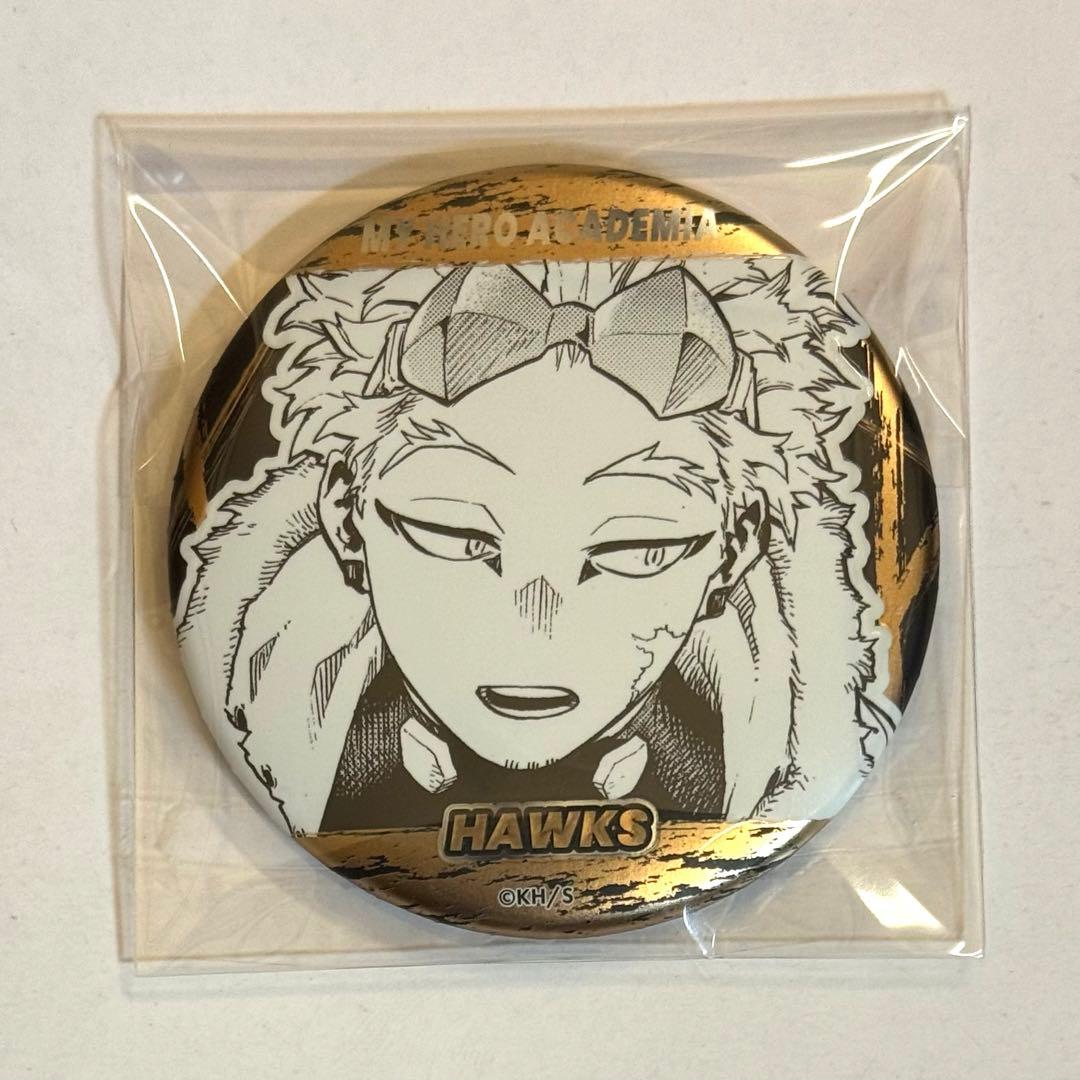 僕のヒーローアカデミアデコレクション缶バッジホークス