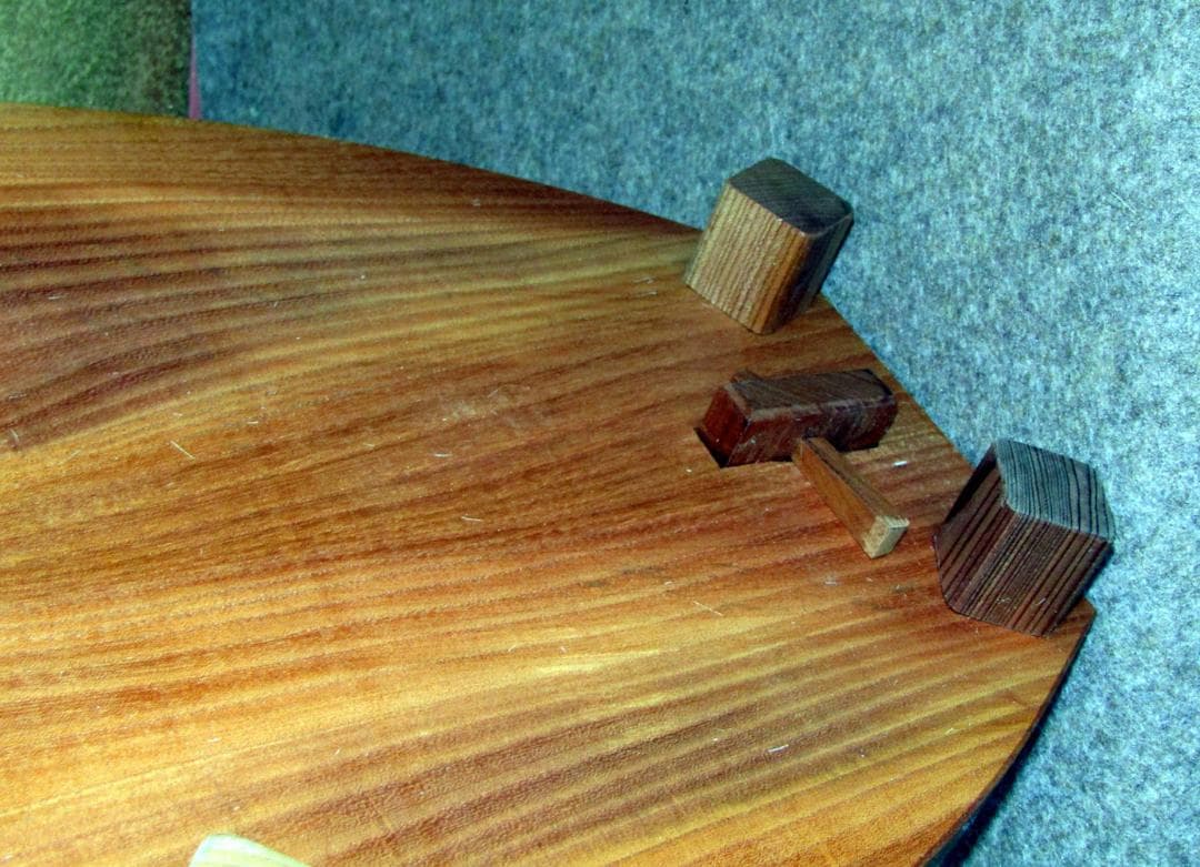 ◆ 別注　木造 薩摩琵琶設置用 欅琵琶架 邦楽器　弦楽器  鑑賞用 ◆