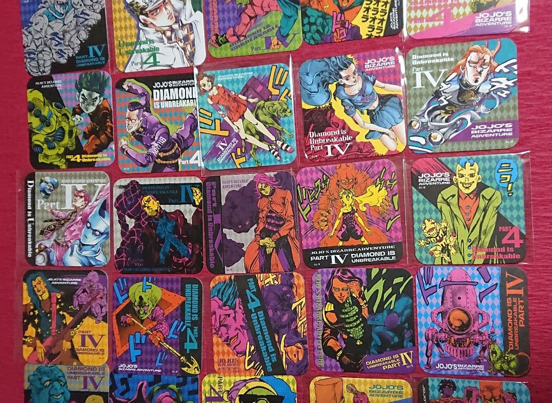 32枚 ジョジョの奇妙な冒険 4部 アートコースター 東方仗助 空条承太郎