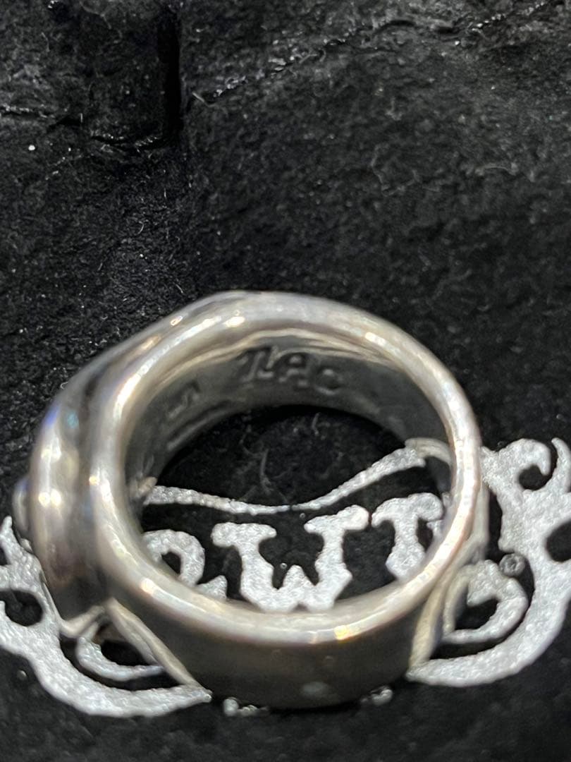 1/11で取止め ビルウォールレザー クレイジーピッグ リング 指輪 ペンダント