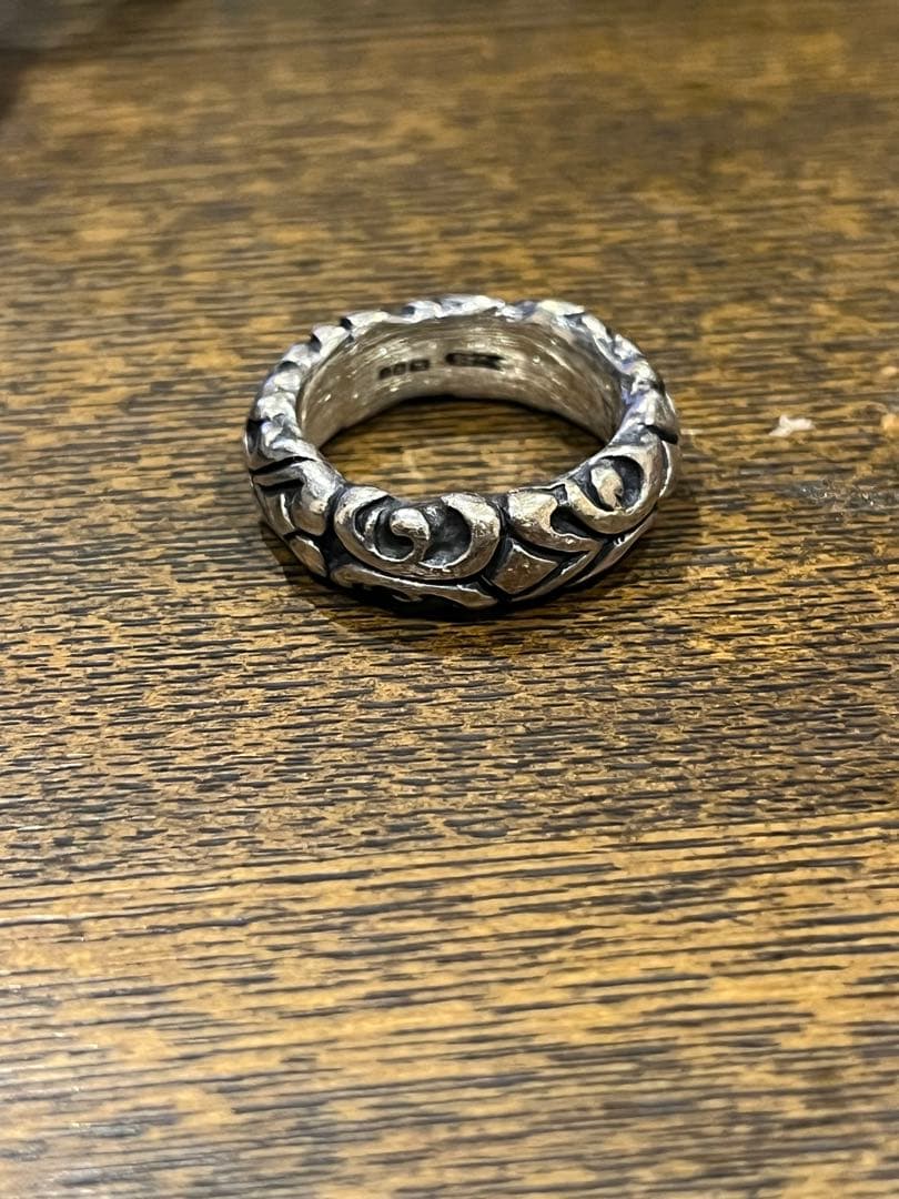 1/11で取止め ビルウォールレザー クレイジーピッグ リング 指輪 ペンダント