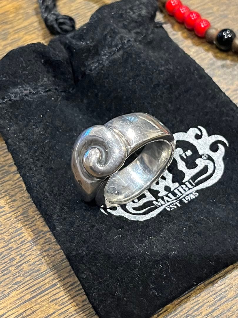 1/11で取止め ビルウォールレザー クレイジーピッグ リング 指輪 ペンダント