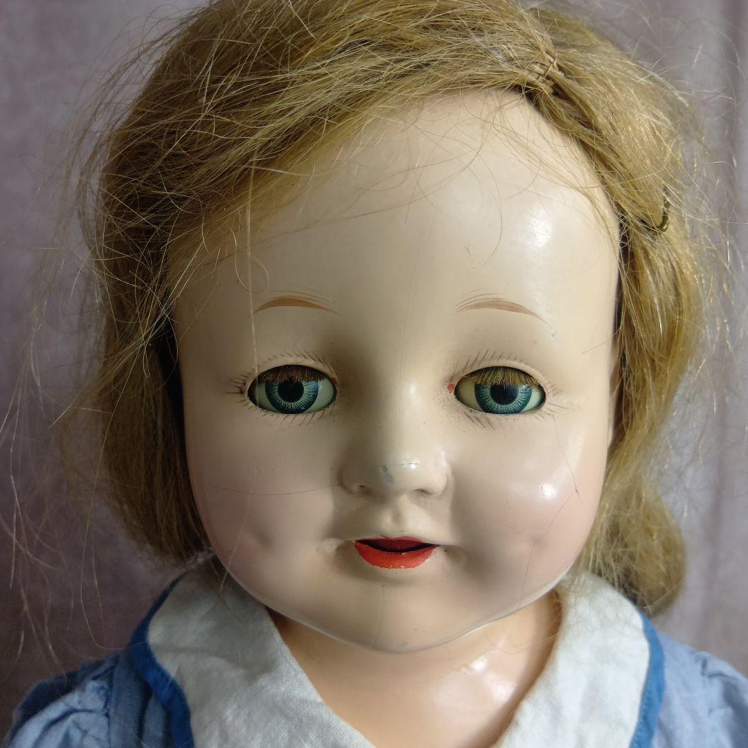 ♥大きく大人しげなヴィンテージ コンポジションドール♥