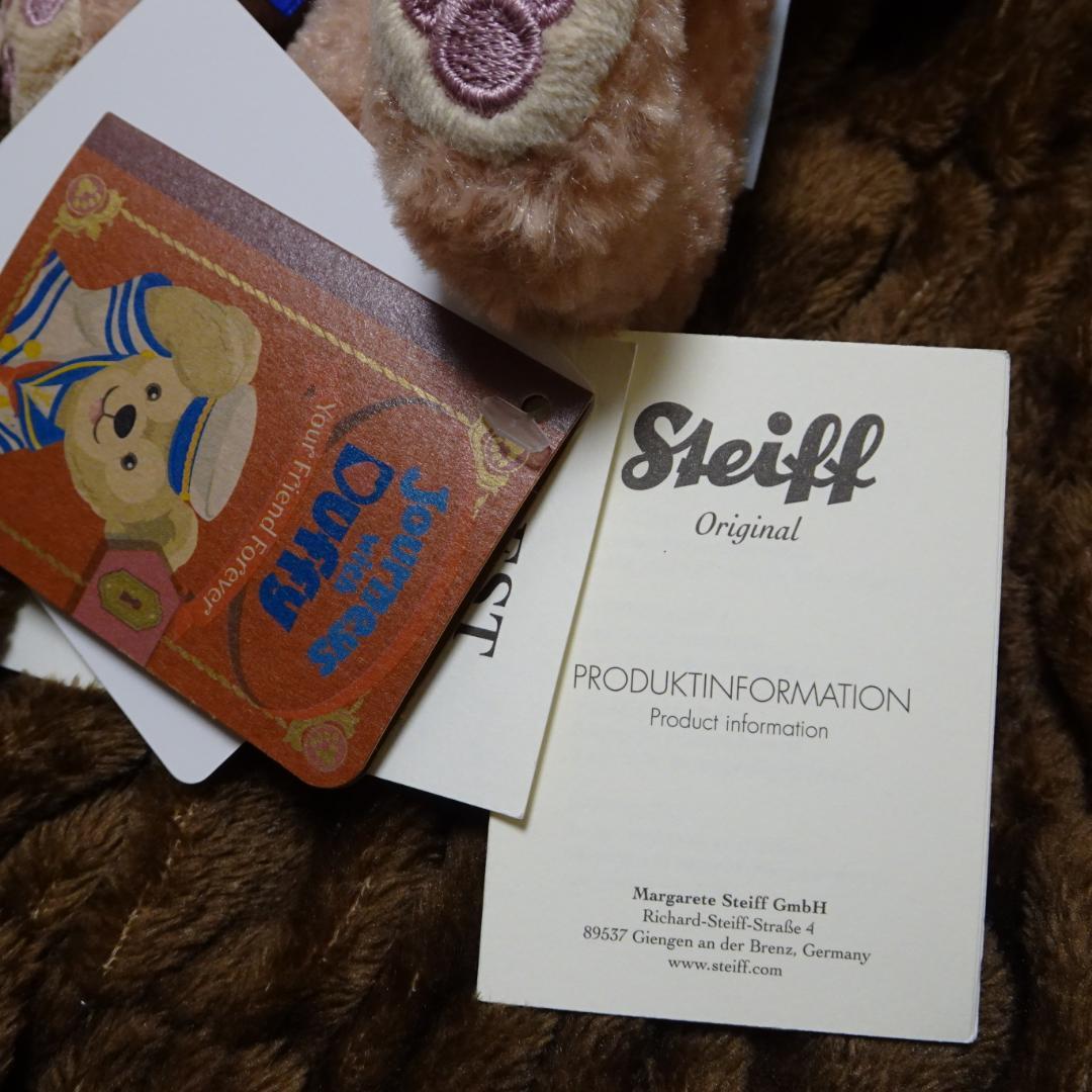 新品 シュタイフ ダッフィー シェリーメイ ぬいぐるみ 10周年記念 ディズニー