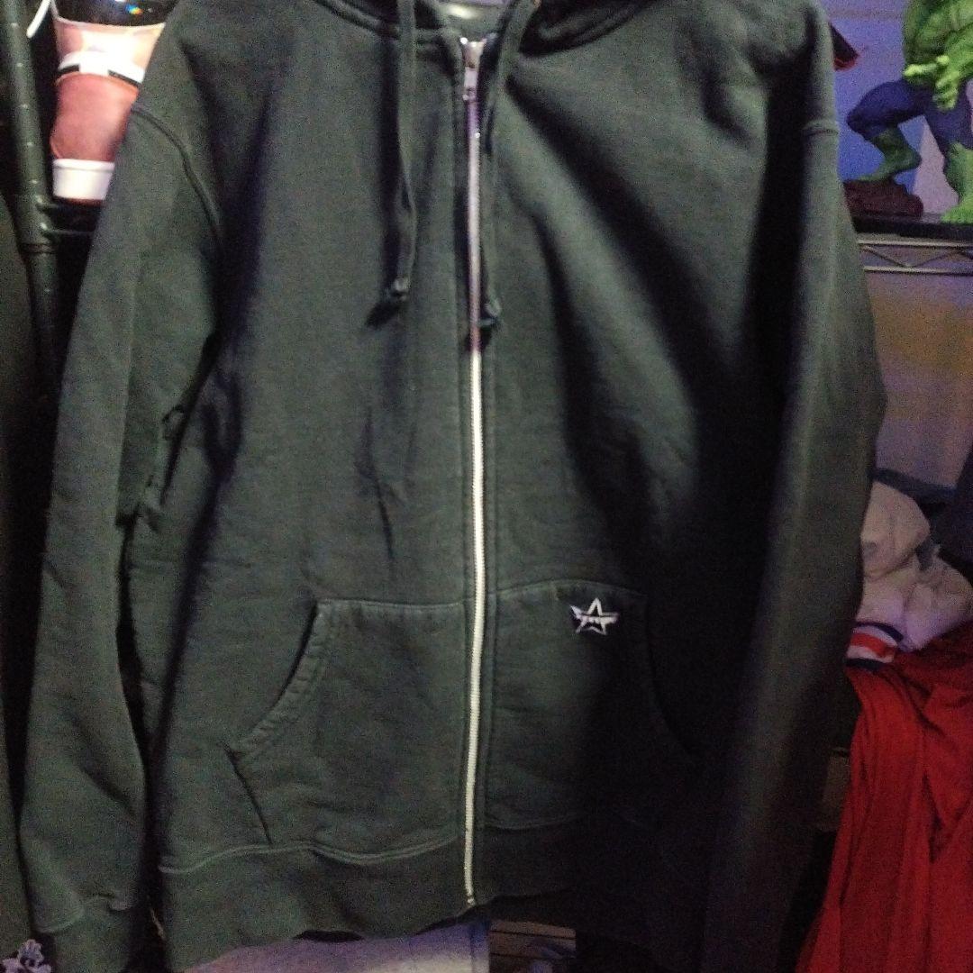 supreme star logo zip up hooded ジップパーカー