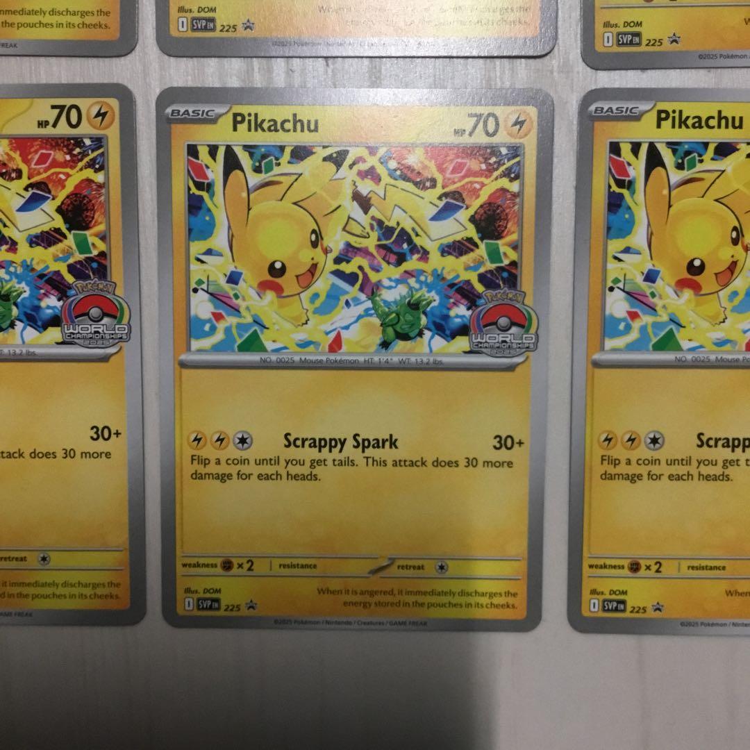 ピカチュウ P [SVP EN 225]【英語版】　6枚セット