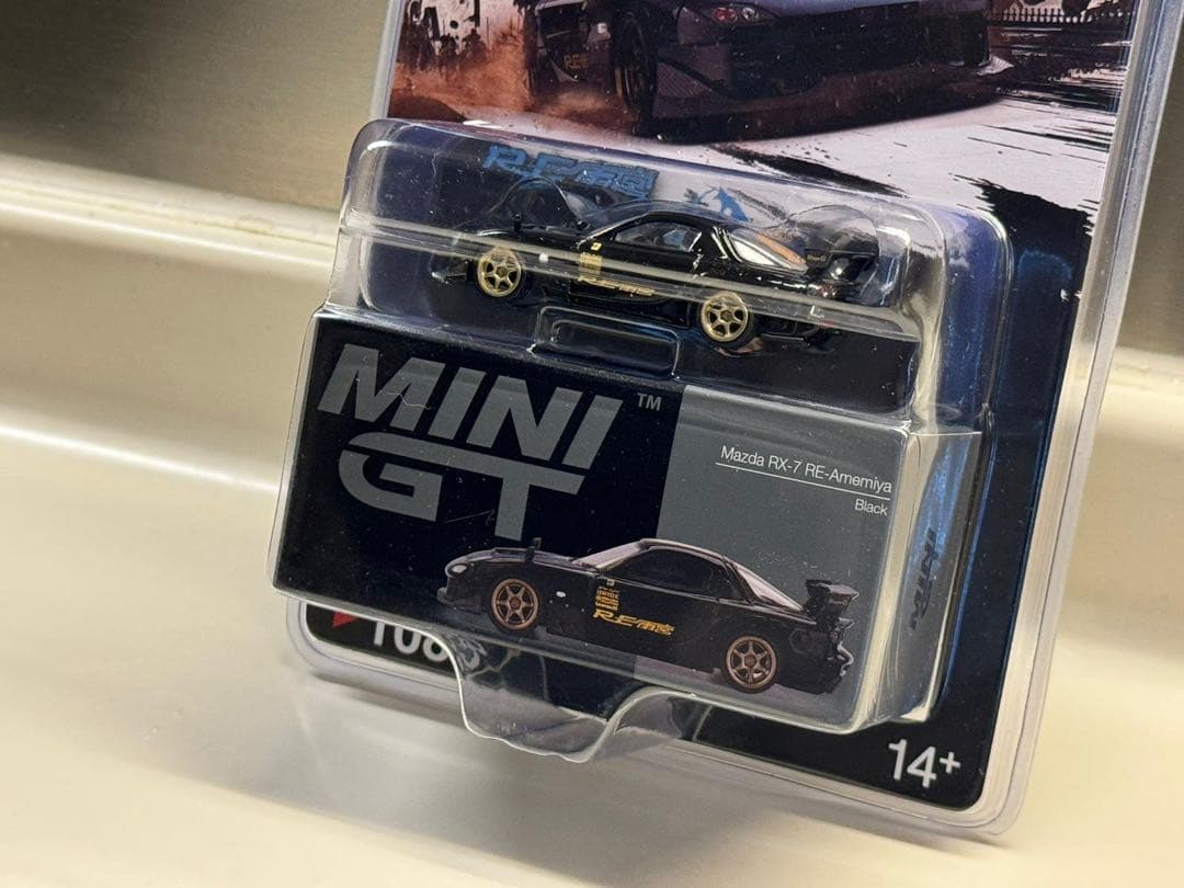 MINIGT 1/64 Mazda RX-7 RE-Amemiya ブラック