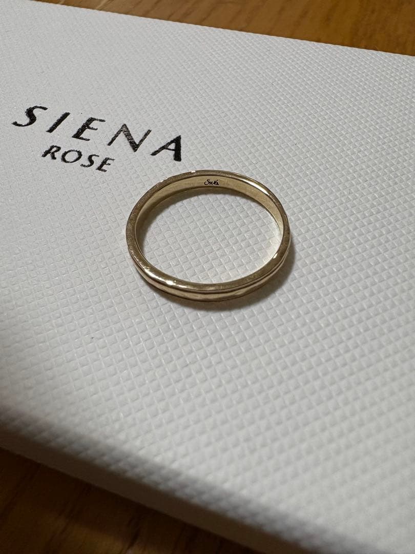新品未使用　シエナロゼ　ダイヤモンド　リュヌ　K10 7号　ゴールド　リング