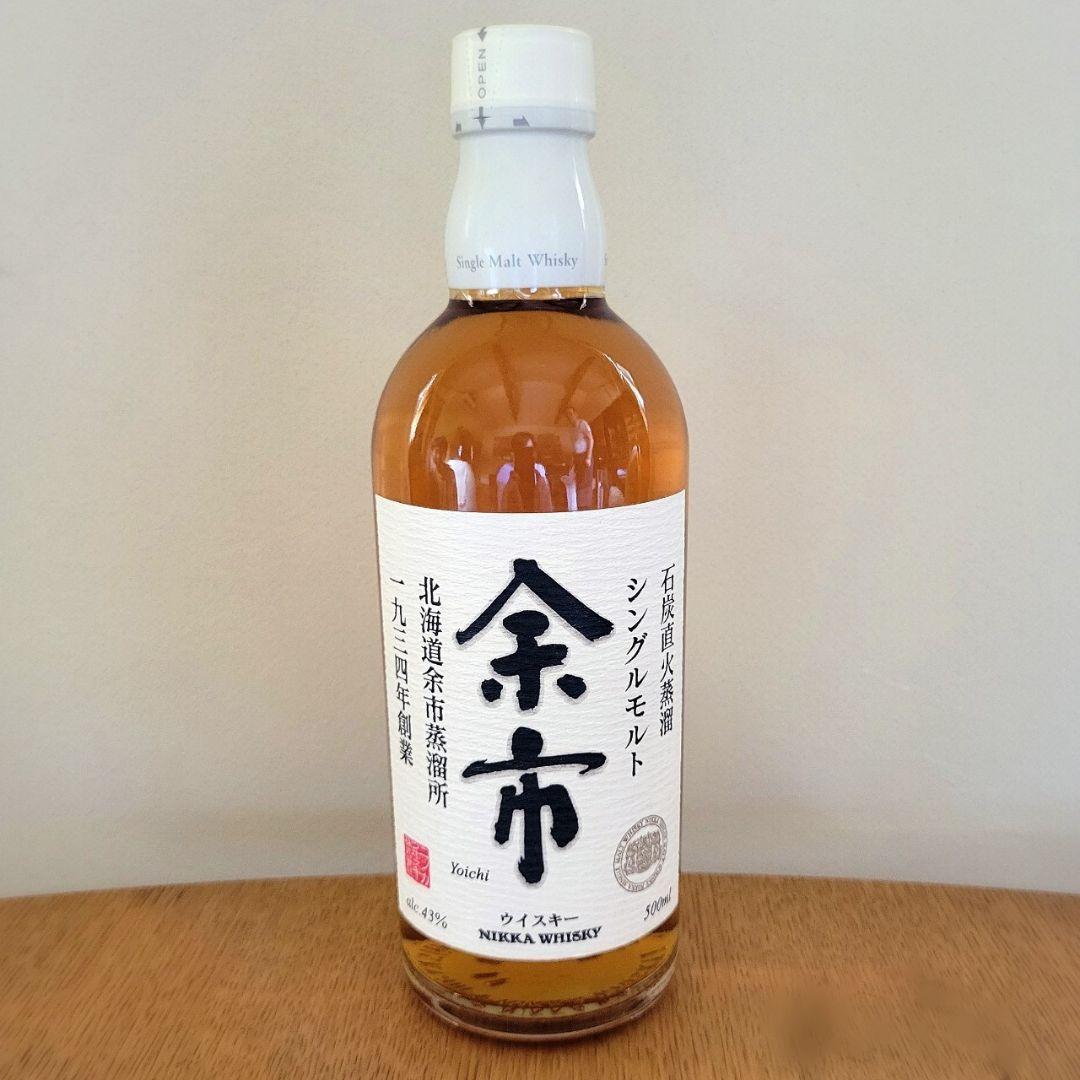 レア】縦書き 余市 シングルモルト 500ml 43% 箱なし - メルカリ