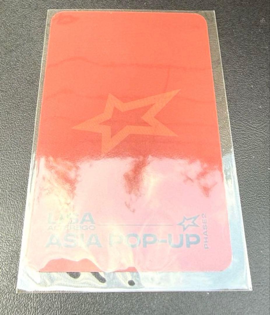 CAGE BLACKPINK LISA セルカランダムフォトカード ポップアップ限定