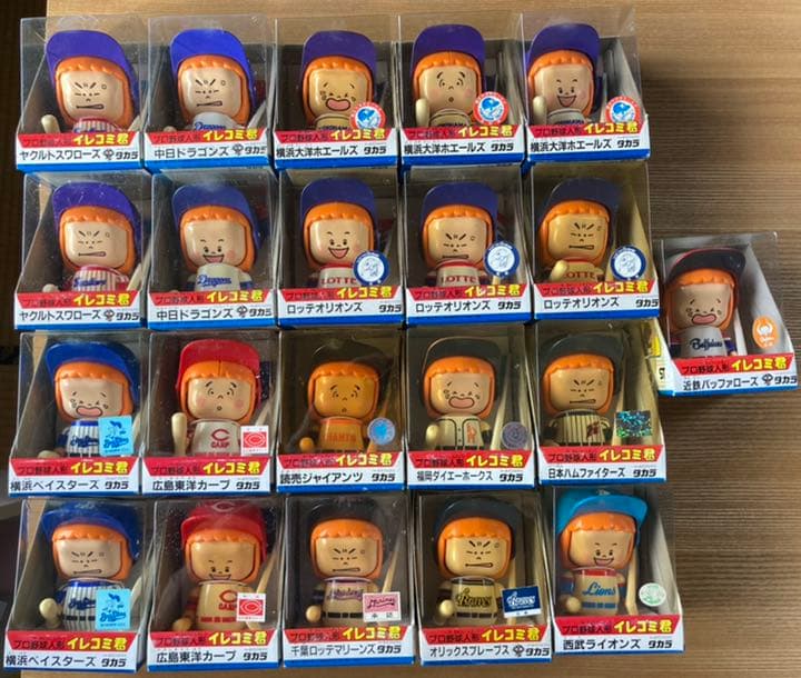 プロ野球人形イレコミ君‼️21体セット‼️大量まとめ売り‼️ - メルカリ