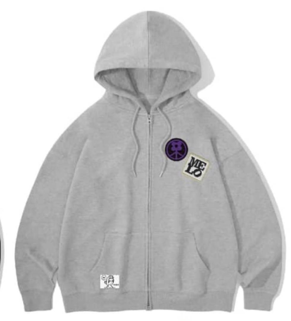 マウスラビット　パーカー　グレー　イェソン　韓国　YESTHEDAY