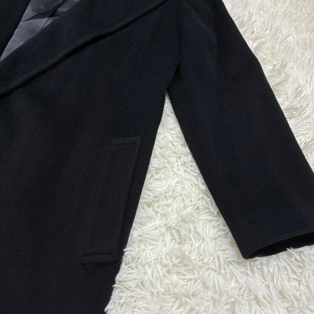 美品✨】ラルフローレン チェスターコート Iライン アンゴラ ブラック