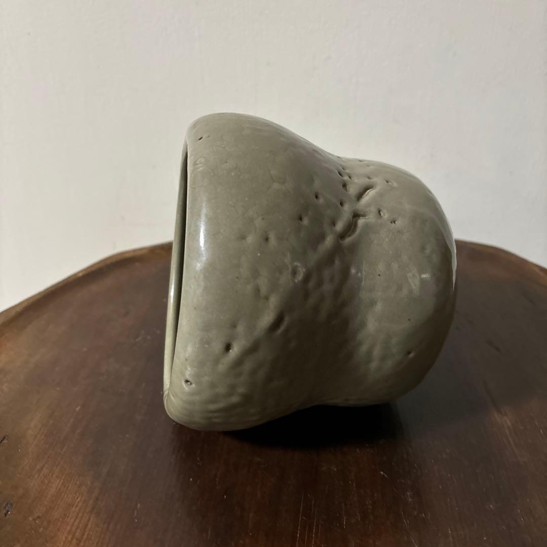 古伊万里青磁水差 江戸 初期 茶道具 抹茶 古民芸 アンティーク 方丈