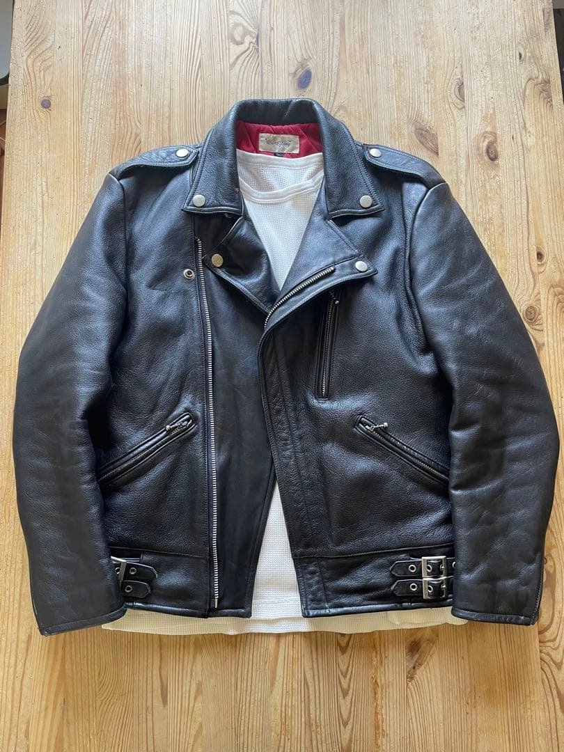 ロンジャン 古着 ライダース mascot ブラックナイト サンダーボルト