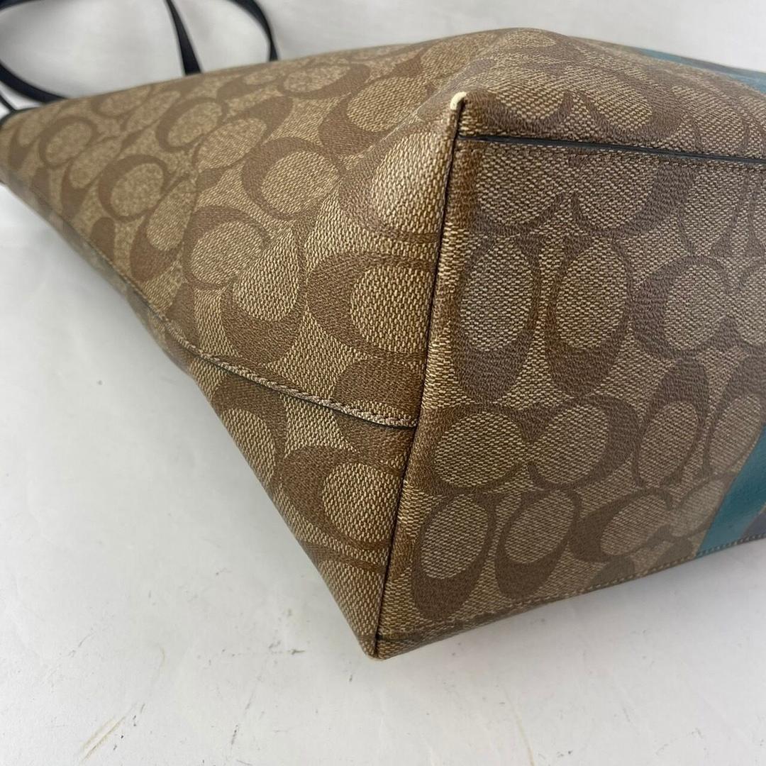 COACH コーチ シグネチャー ショップ トートバッグ ブラウン