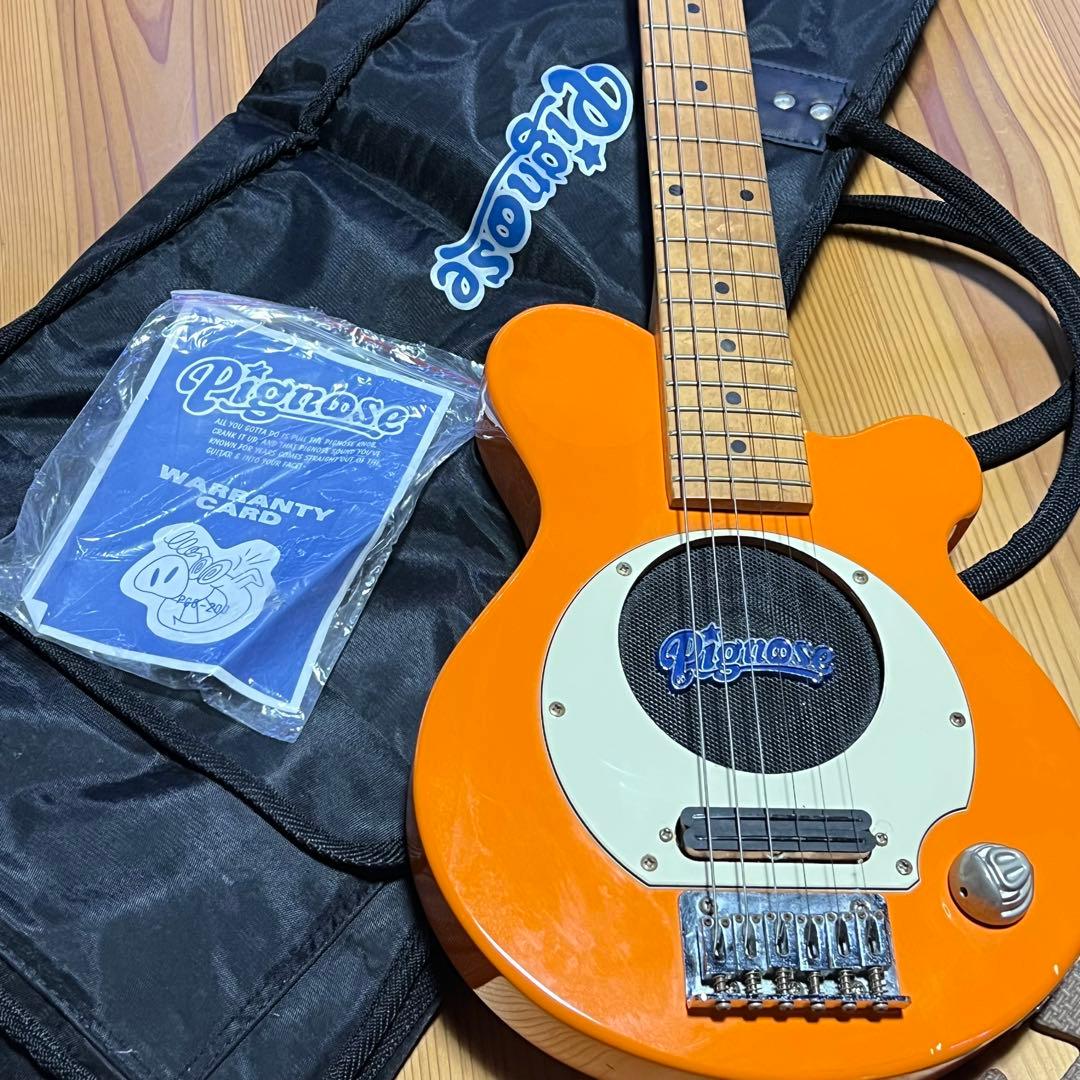 PIGNOSE（ピグノーズ）PGG-200 Orange アンプ内蔵エレキギター Pignose PGG-200/BS アンプ内蔵ギター【アウトレット特価】 : 愛曲楽器