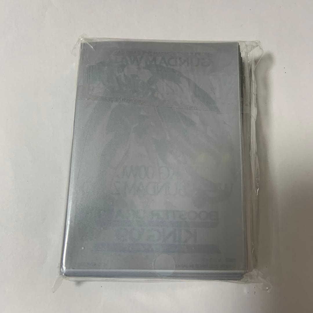 ウイングガンダムゼロカスタム スリーブ 未開封品 ガンダムウォー 大会