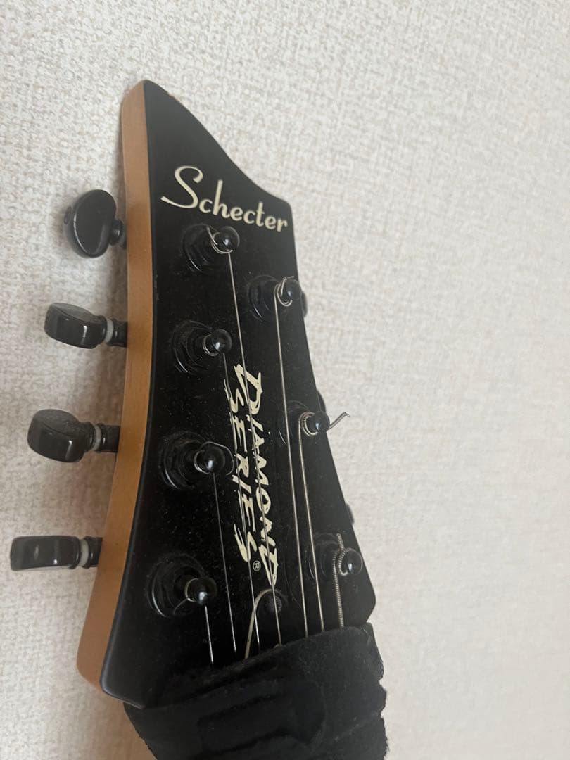 Schetcher ブラック エレキギター 左利き レフティ
