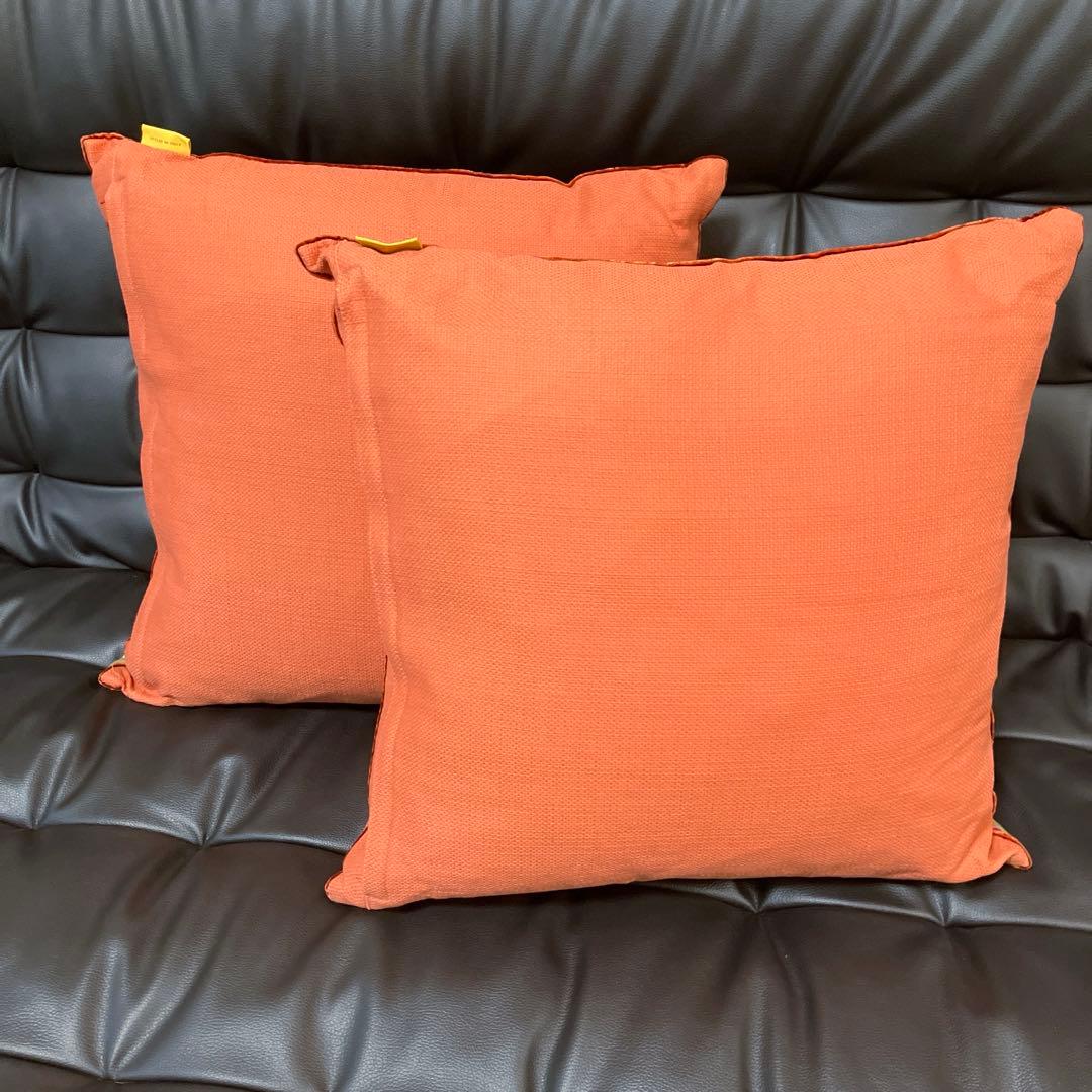 エトロペイズリー柄クッションカバー 2個セット