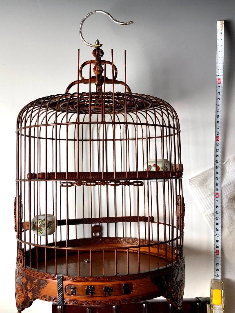 ショップ 繊細な工芸高級竹鳥かご 鳥籠メジロに最適