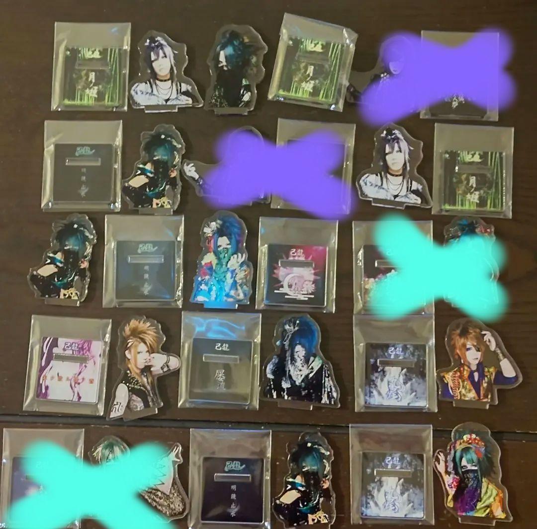 己龍　歴代　衣装胸像アクリルスタンドアクスタ