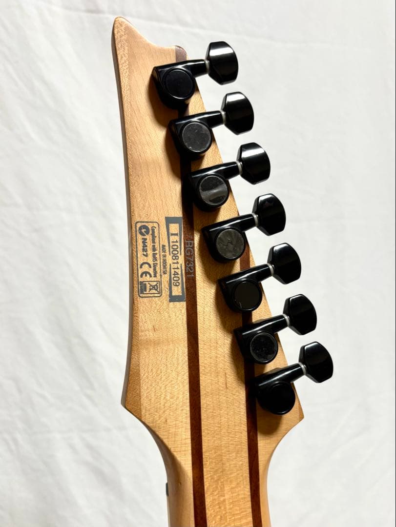 新品弦張替済】Ibanez 7弦ギター RG7321 ディマジオPU