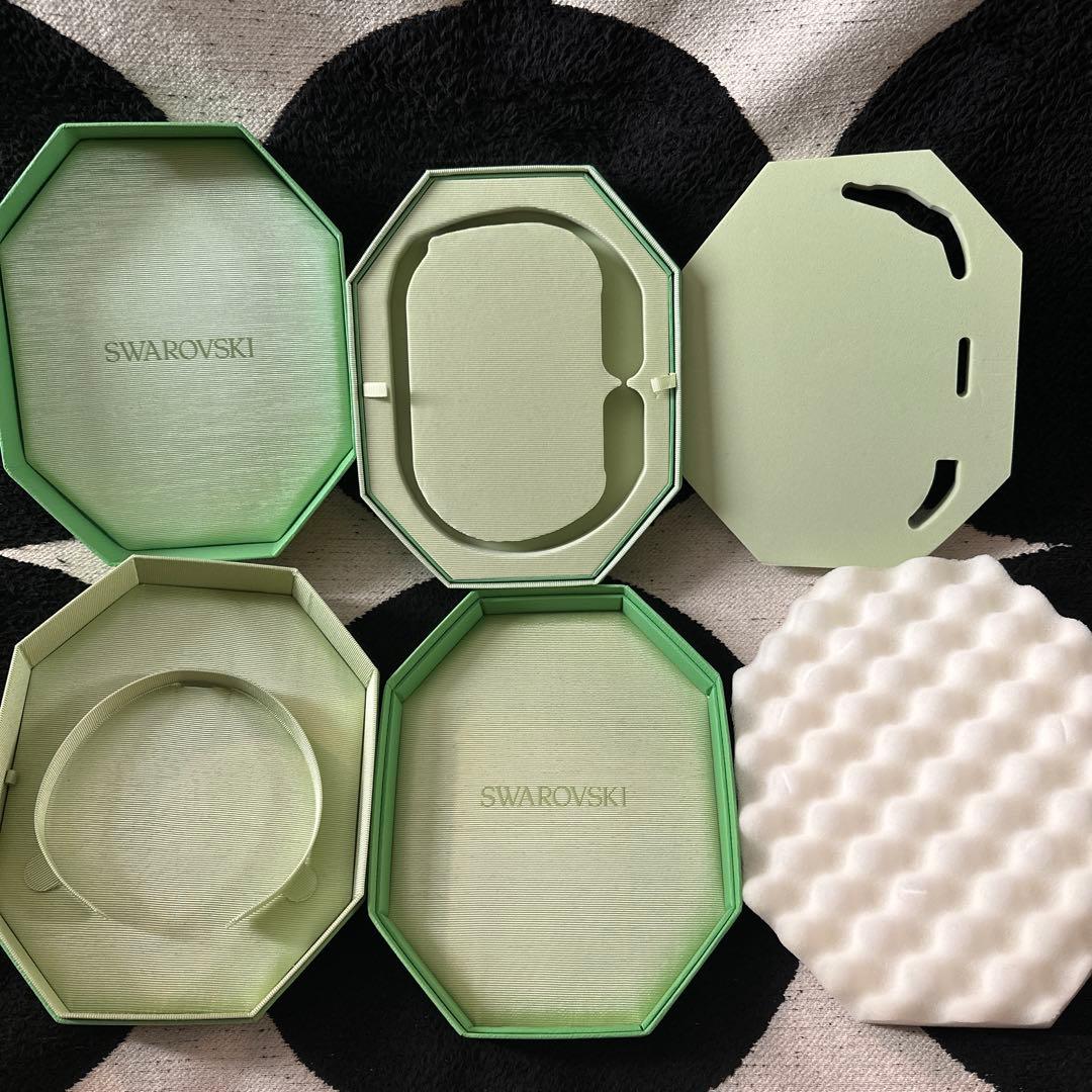 SWAROVSKI 空箱21個·紙袋14枚·リボン10本·レター袋3枚·小袋